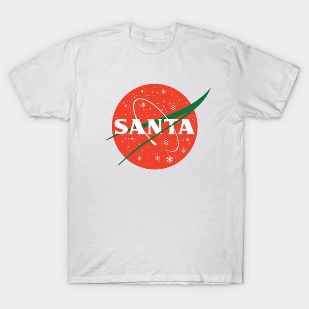 Santa T-Shirt by AeronautDesignCo